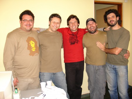 Leo Jaime, Marcos Kleine, Flávio Decaroli, Mingau e Mário Fabre