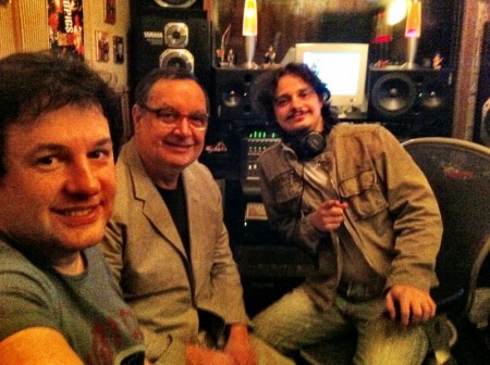 Flávio Decaroli Sani. Walter Franco e Diogo Franco